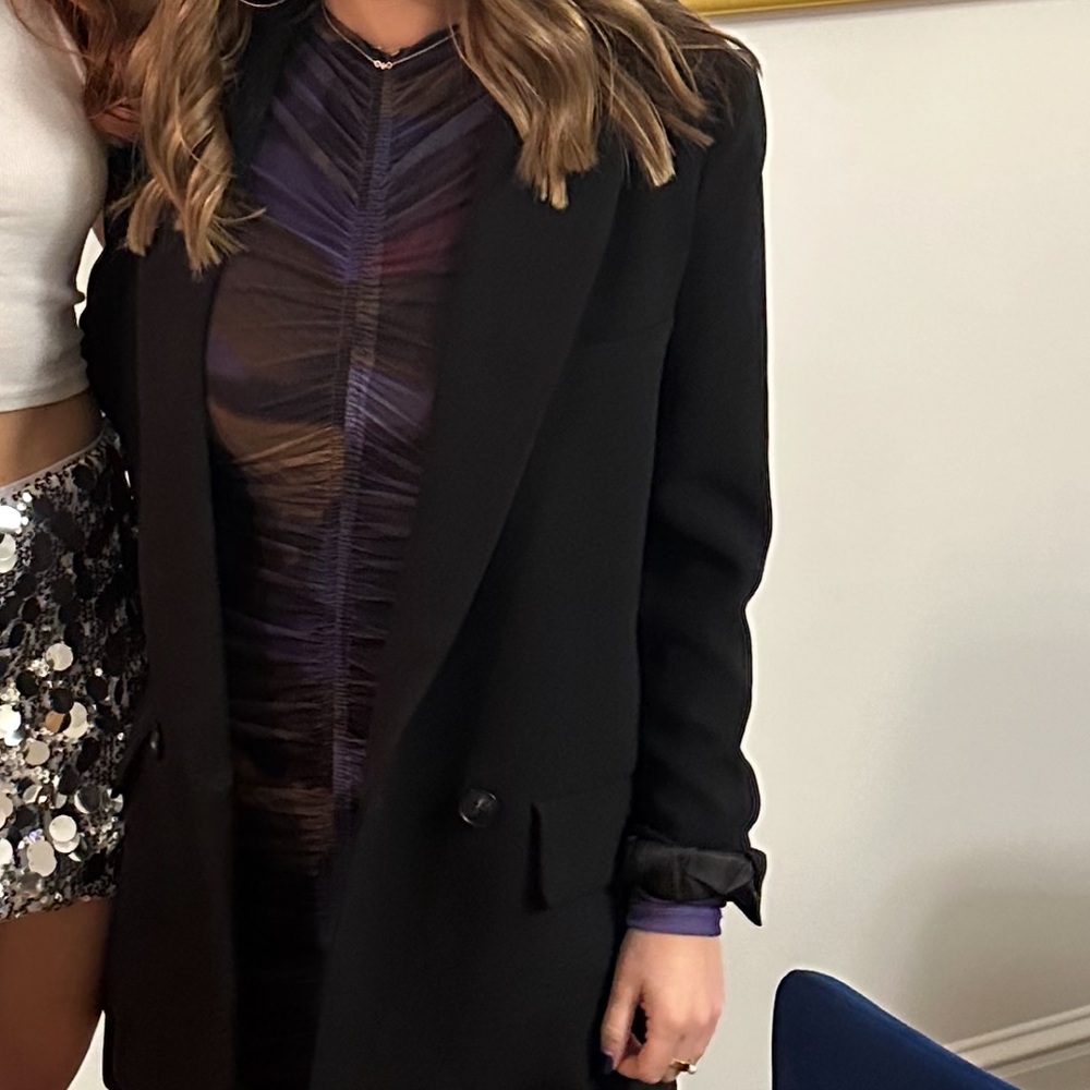 Zara Black Oversized Blazer